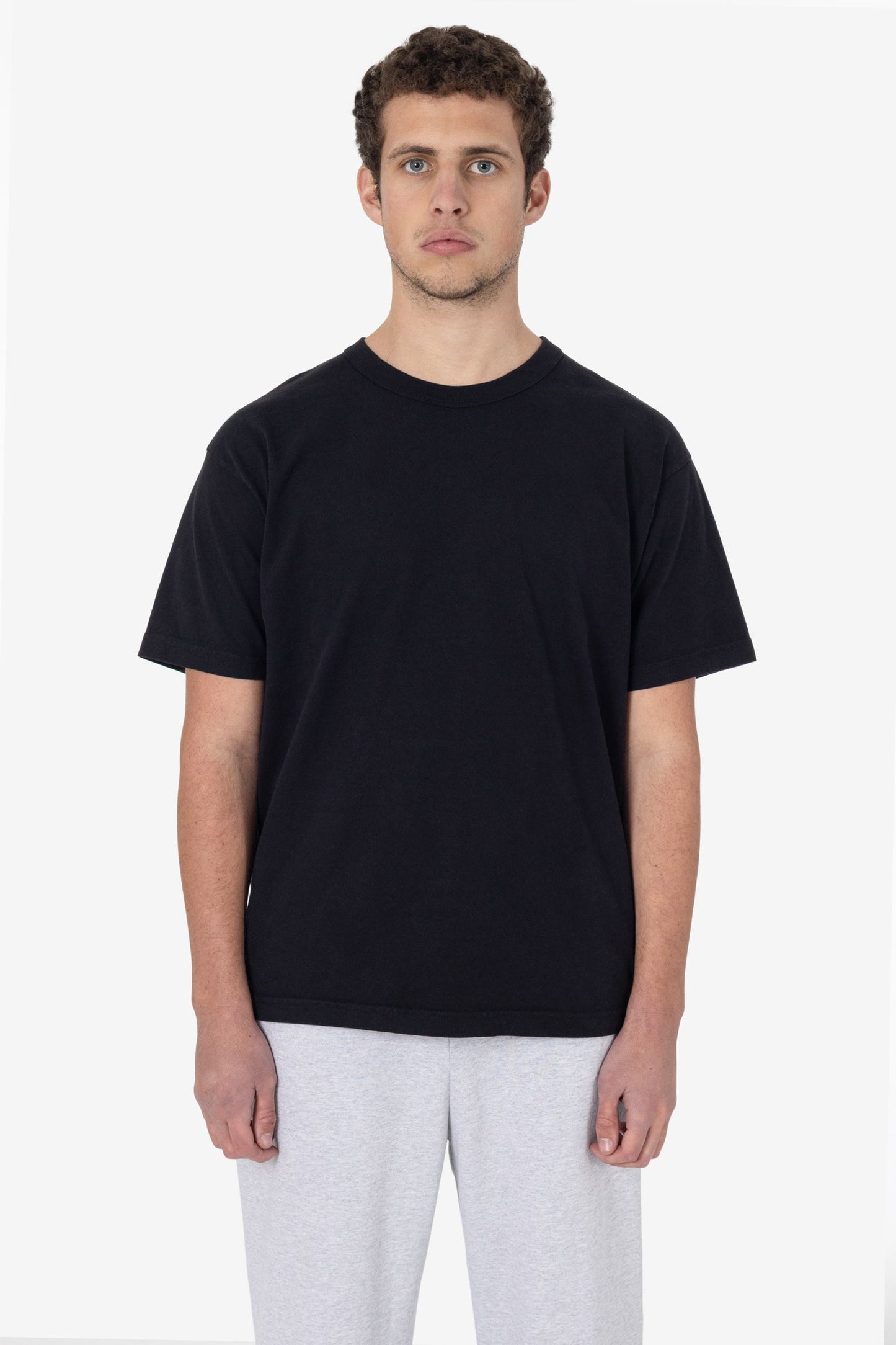 1203GD - Short Sleeve Binding Garment Dye T-Shirt