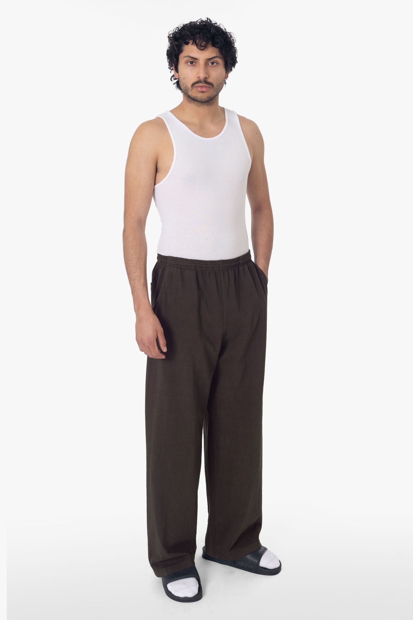 1205WGD - Men's Heavy Jersey Wide Garment Dyed Casual Pant