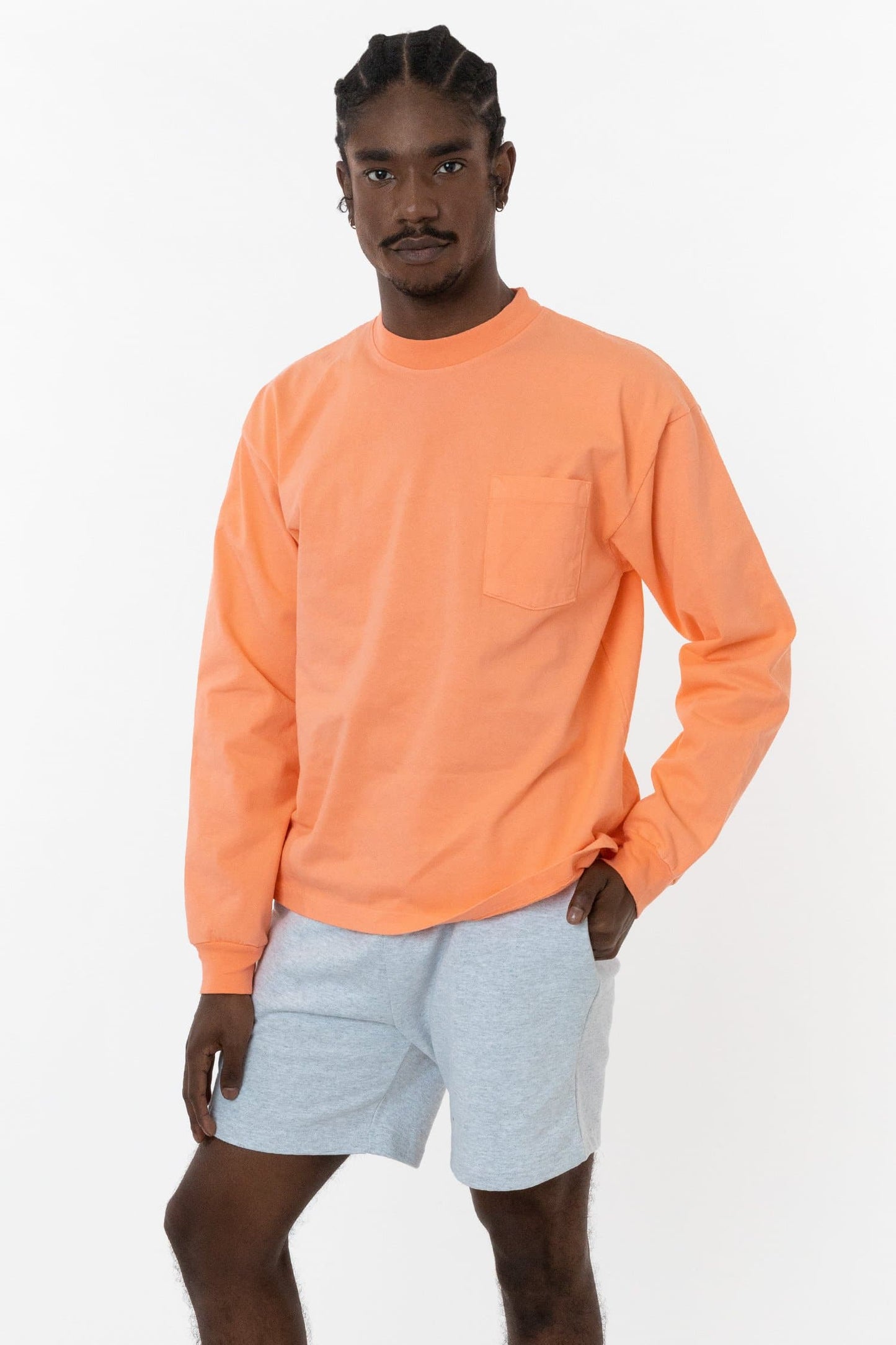 1210GD - 8.5 oz. Heavy Jersey Long Sleeve Boxy Work Shirt