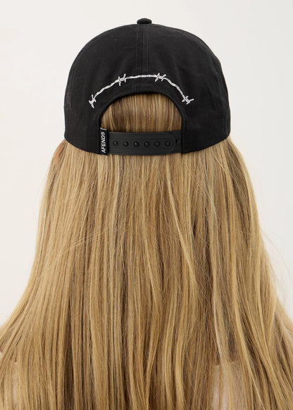 AFENDS Unisex Summit - Five Panel Cap - Black