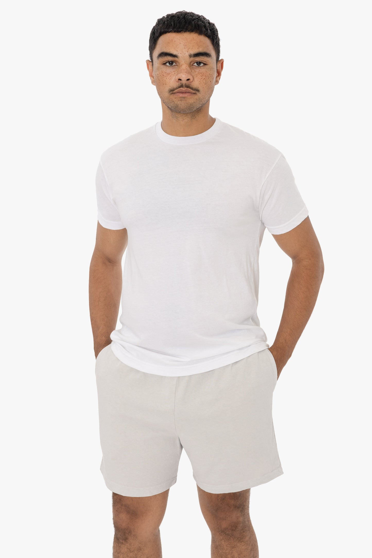 1242GD - Heavy Jersey Garment Dye Gym Shorts