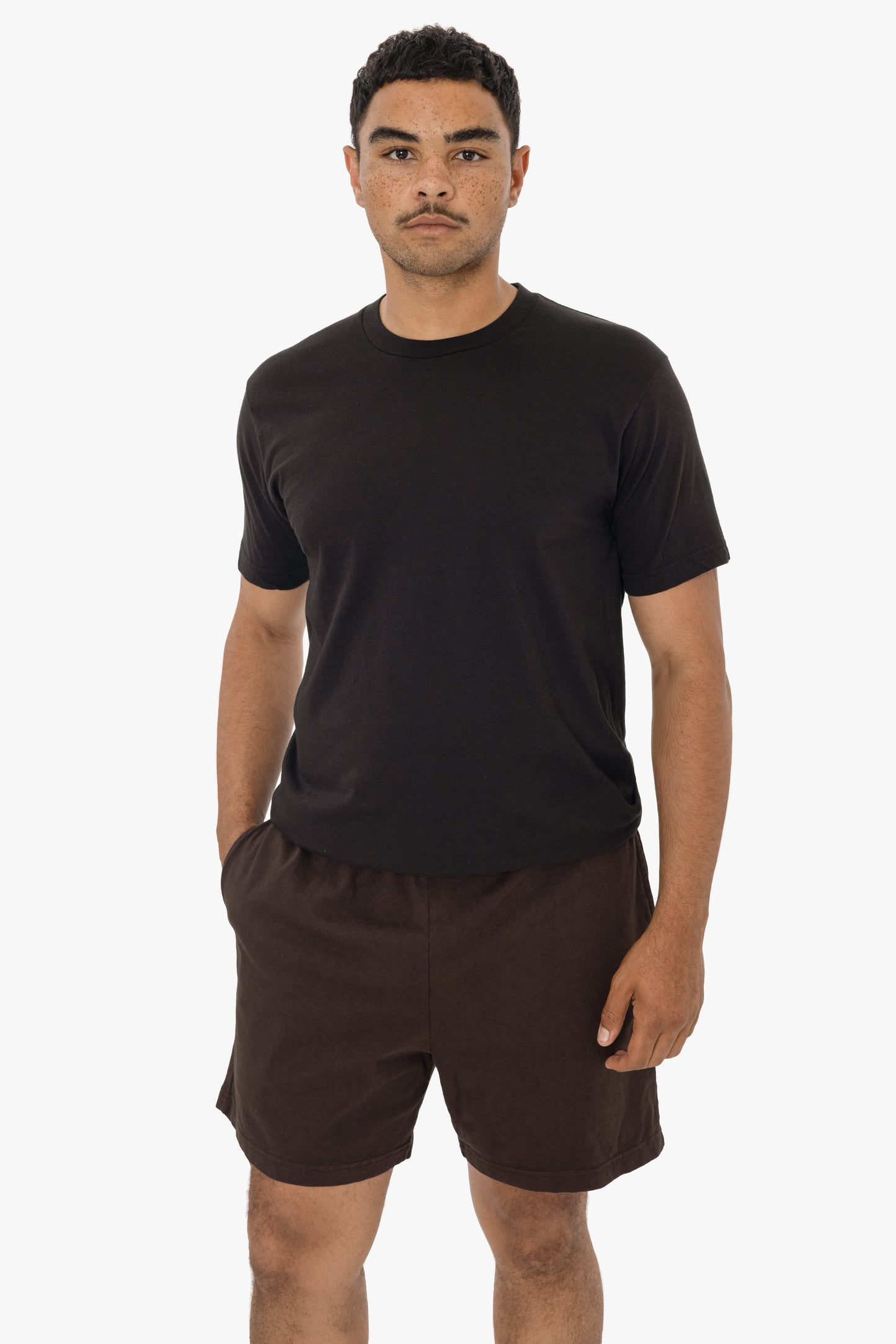 1242GD - Heavy Jersey Garment Dye Gym Shorts