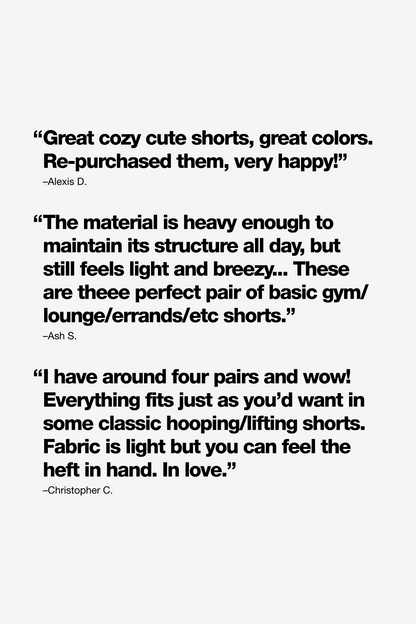 1242GD - Heavy Jersey Garment Dye Gym Shorts