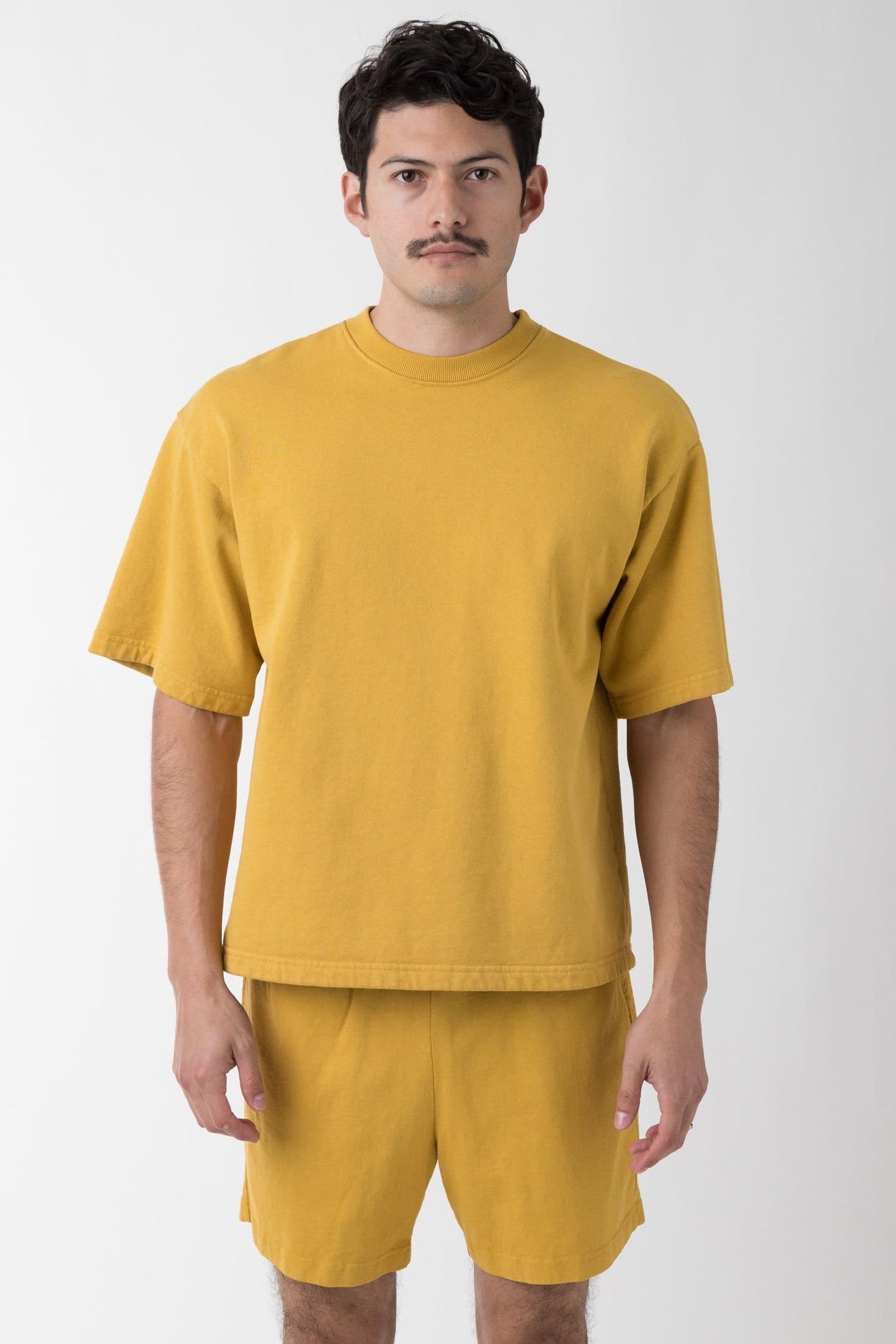 1242GD - Heavy Jersey Garment Dye Gym Shorts