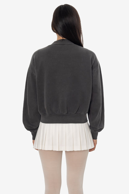 ALP375GD - Alpine Fleece Zip Up Cropped Bomber