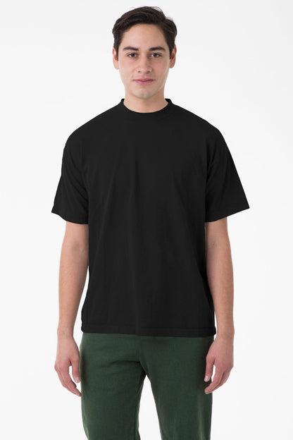 1405GD Unisex - Short Sleeve Garment Dye Mockneck T-Shirt