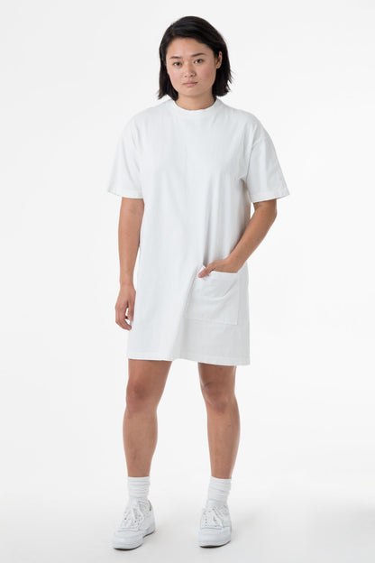 1431GD - Garment Dye Oversized T-shirt Dress