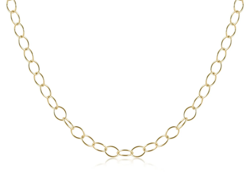 15" Choker Enchantment Chain Gold Necklace