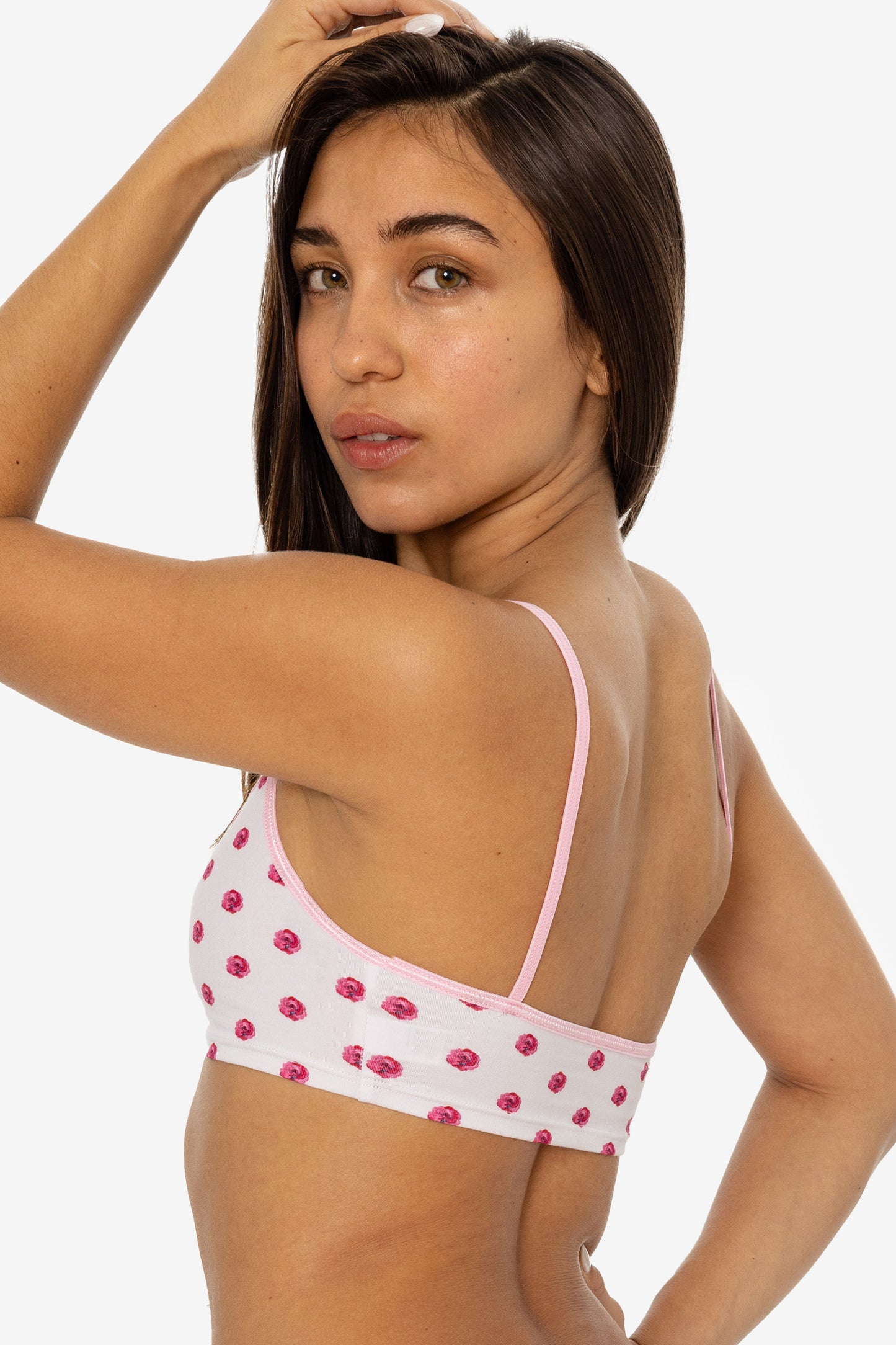 8370P - Printed Spaghetti Crop Top