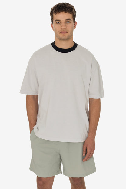 1801GDRIN - 6.5oz Garment Dye Crew Neck Ringer T-Shirt