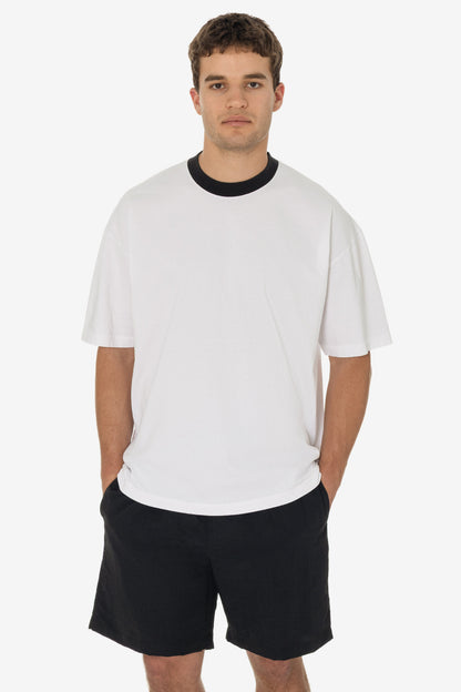 1801GDRIN - 6.5oz Garment Dye Crew Neck Ringer T-Shirt