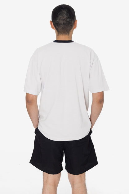 1801GDRIN - 6.5oz Garment Dye Crew Neck Ringer T-Shirt