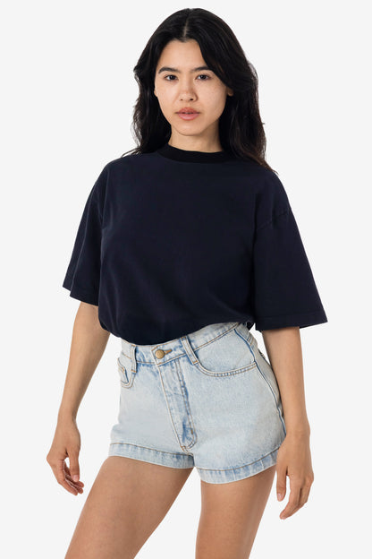 1801GDRIN - 6.5oz Garment Dye Crew Neck Ringer T-Shirt