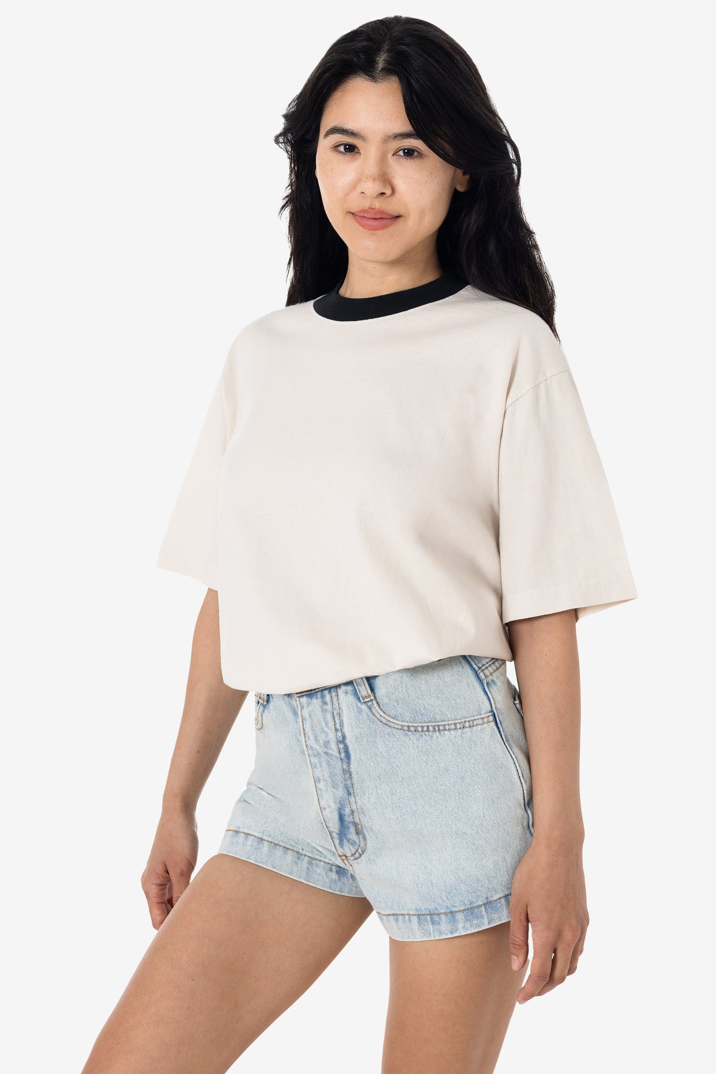 1801GDRIN - 6.5oz Garment Dye Crew Neck Ringer T-Shirt