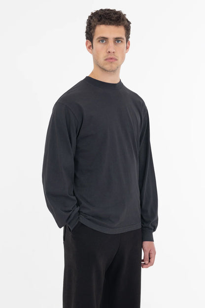 1807GD - 6.5oz Long Sleeve Garment Dye Crew Neck T-Shirt