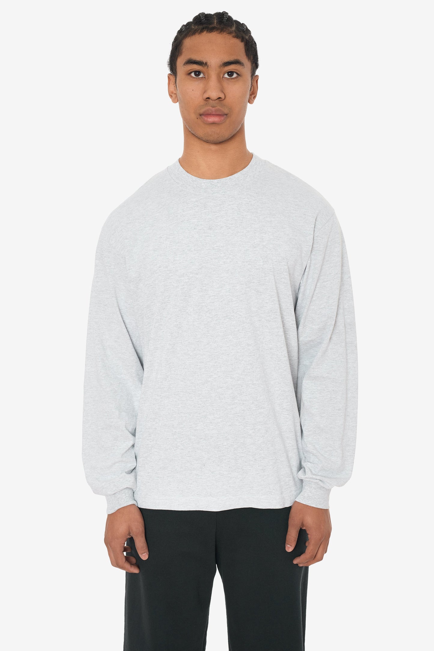 1807GD - 6.5oz Long Sleeve Garment Dye Crew Neck T-Shirt