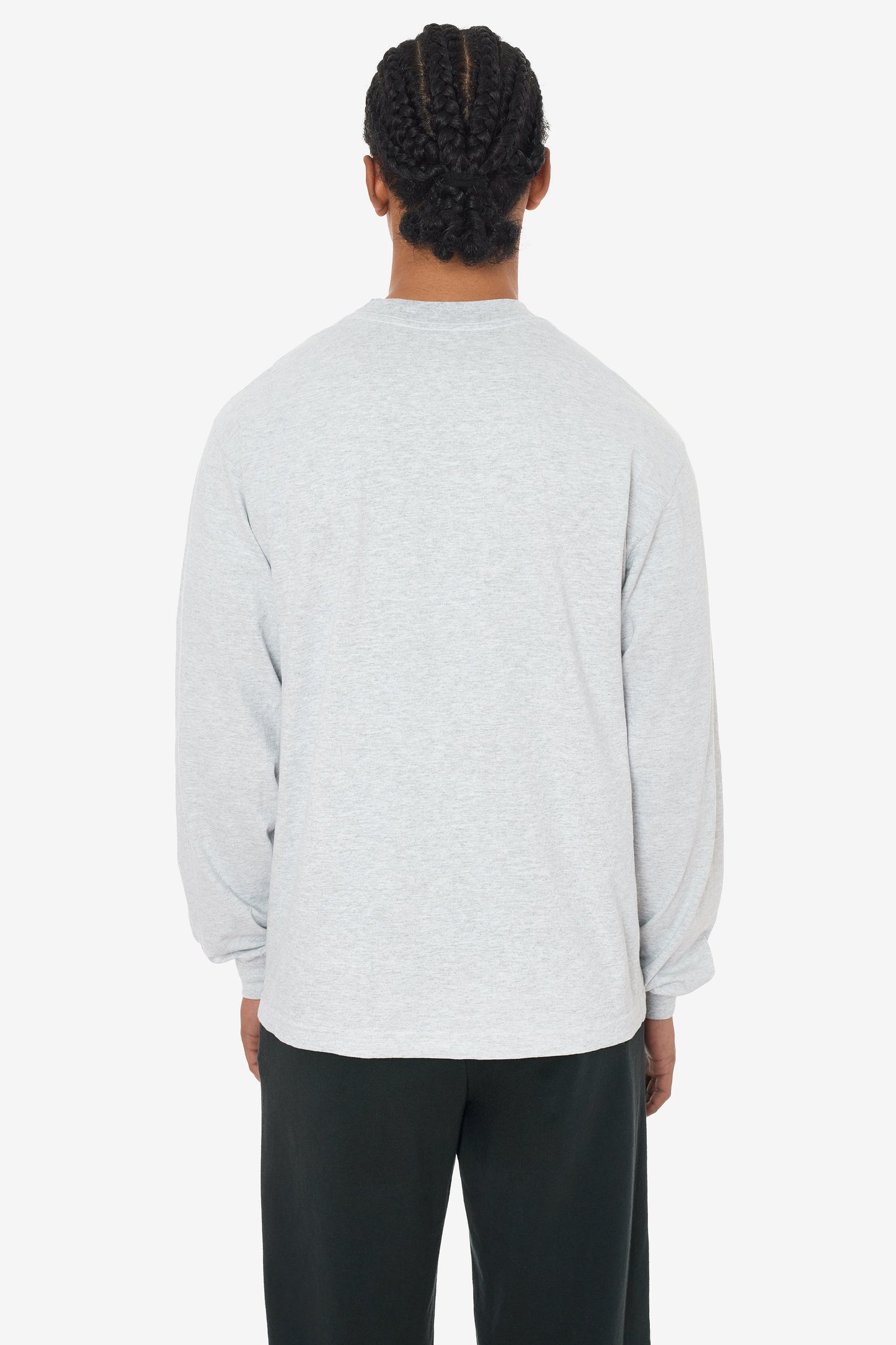 1807GD - 6.5oz Long Sleeve Garment Dye Crew Neck T-Shirt
