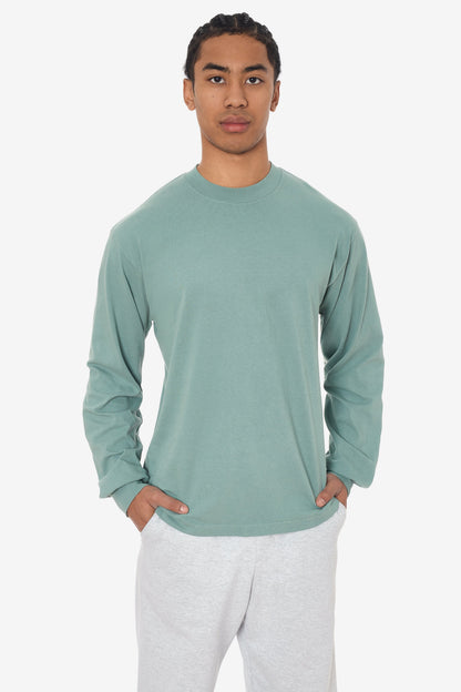 1807GD - 6.5oz Long Sleeve Garment Dye Crew Neck T-Shirt