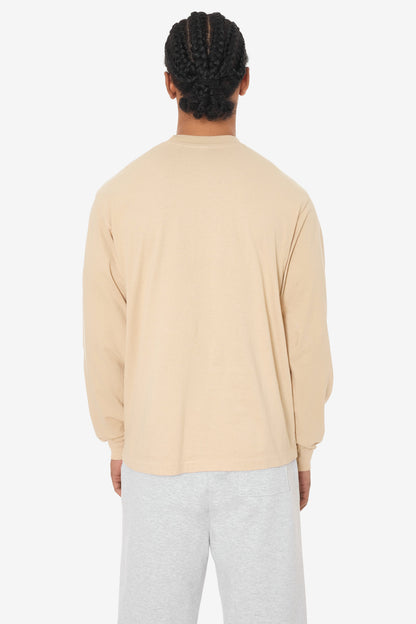 1807GD - 6.5oz Long Sleeve Garment Dye Crew Neck T-Shirt