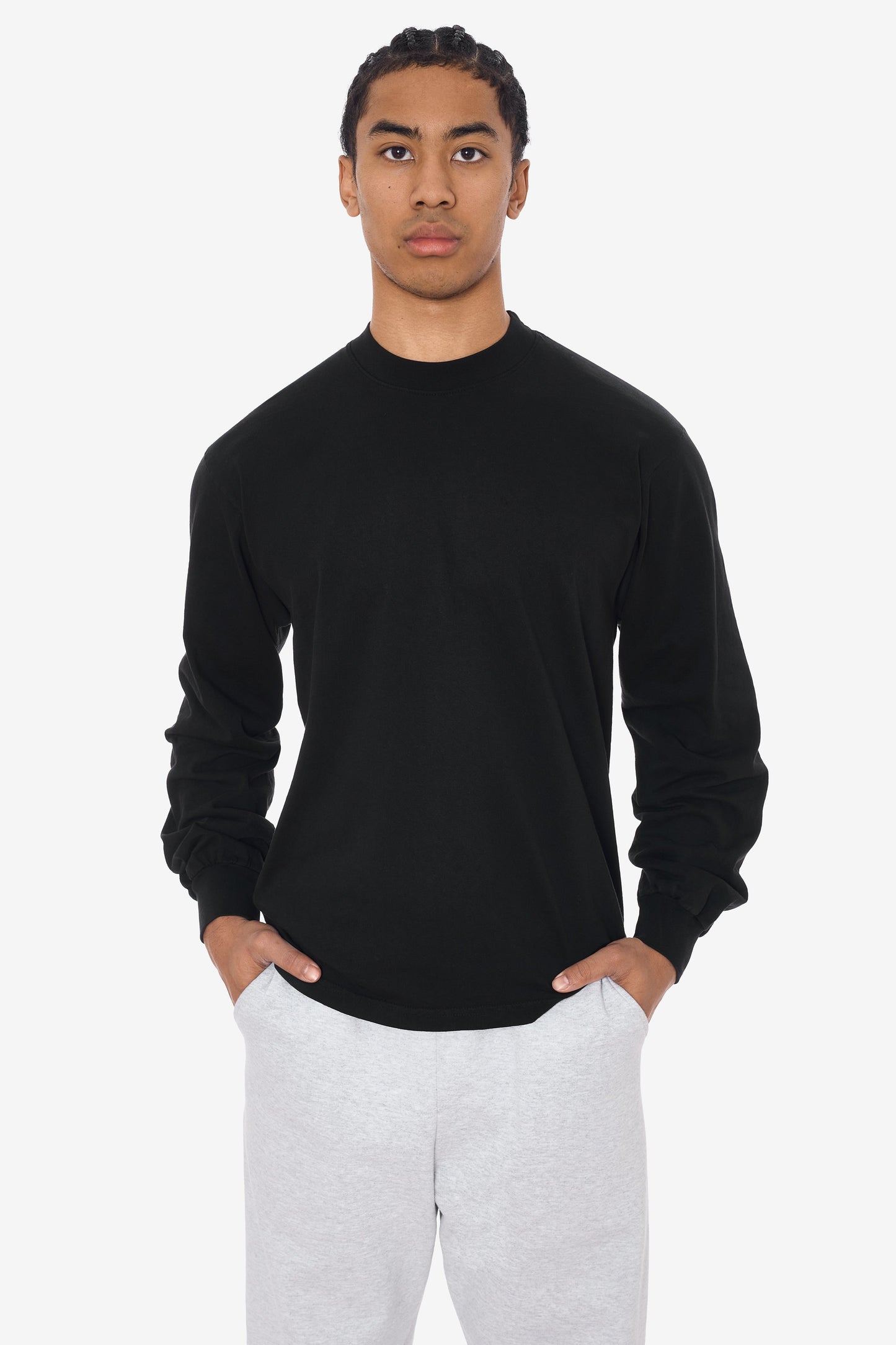 1807GD - 6.5oz Long Sleeve Garment Dye Crew Neck T-Shirt