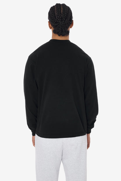 1807GD - 6.5oz Long Sleeve Garment Dye Crew Neck T-Shirt