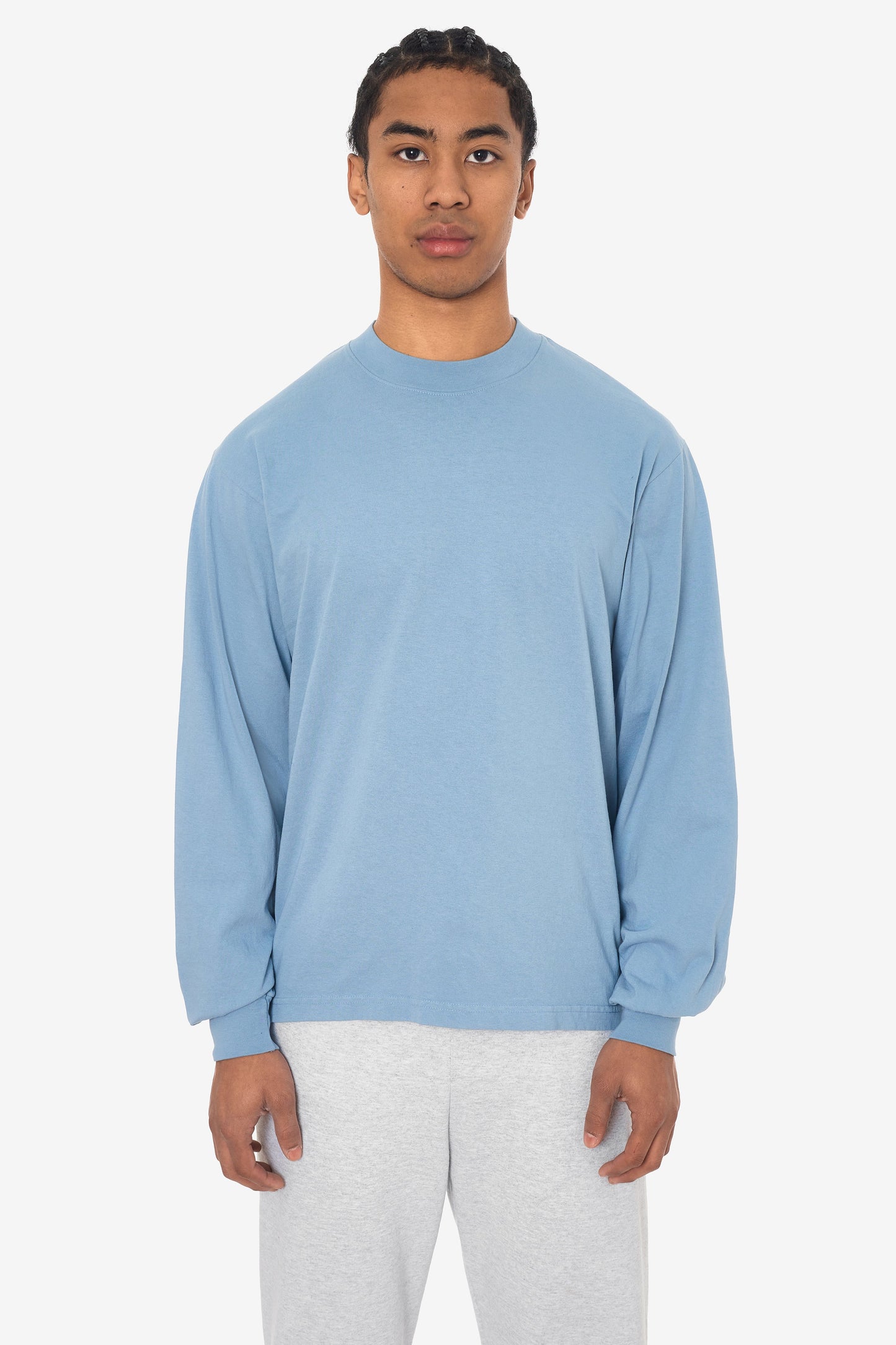 1807GD - 6.5oz Long Sleeve Garment Dye Crew Neck T-Shirt