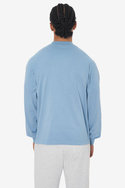 1807GD - 6.5oz Long Sleeve Garment Dye Crew Neck T-Shirt