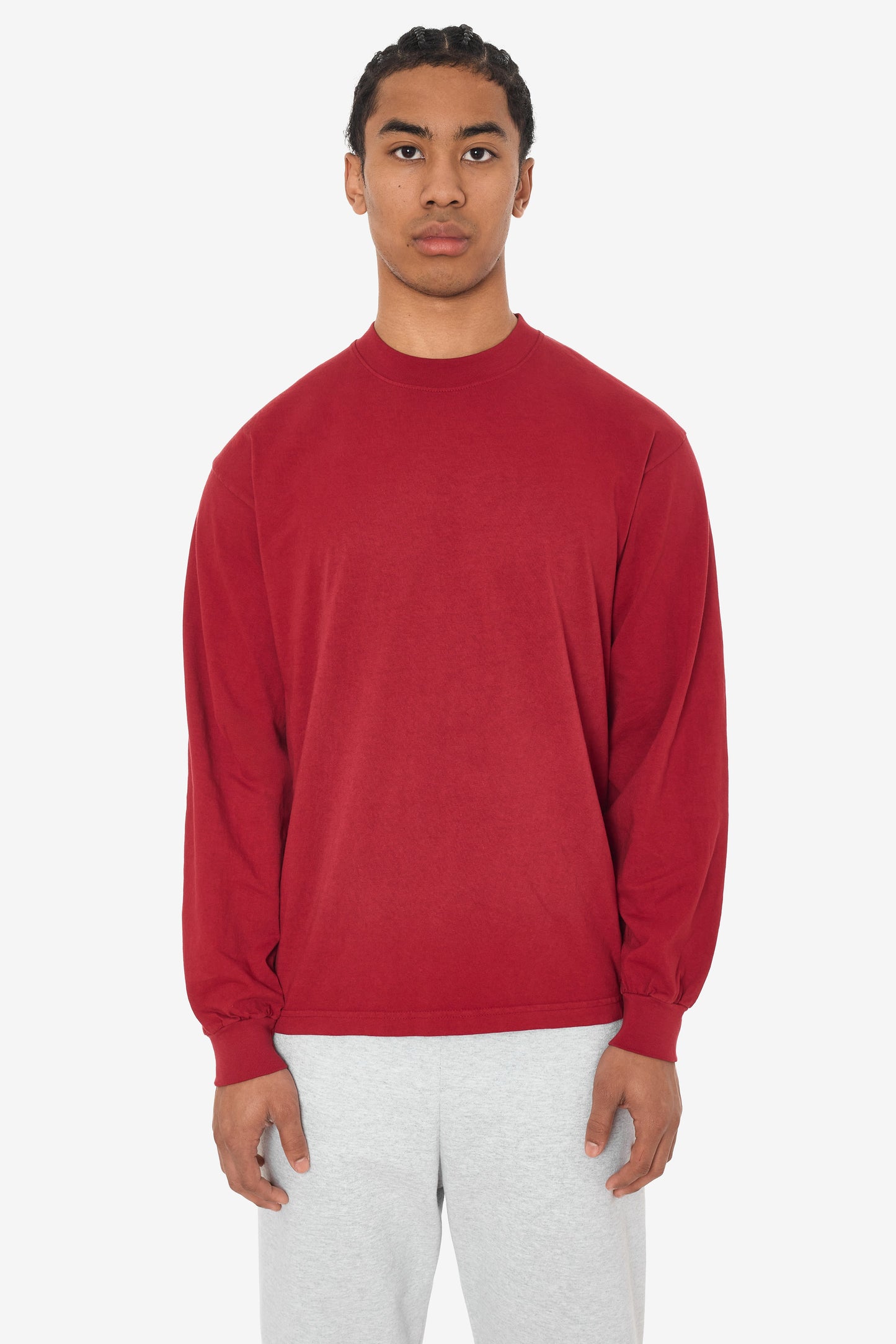 1807GD - 6.5oz Long Sleeve Garment Dye Crew Neck T-Shirt