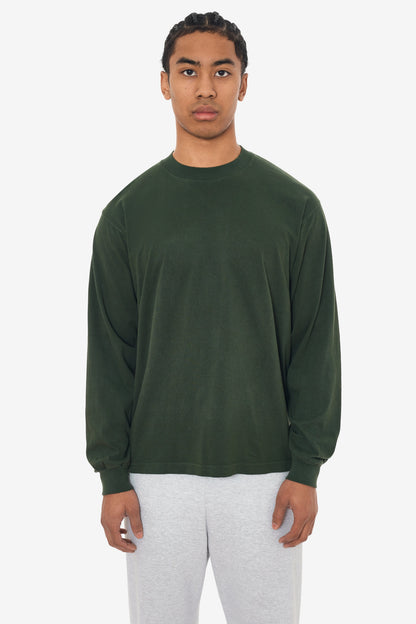 1807GD - 6.5oz Long Sleeve Garment Dye Crew Neck T-Shirt