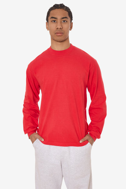 1807GD - 6.5oz Long Sleeve Garment Dye Crew Neck T-Shirt
