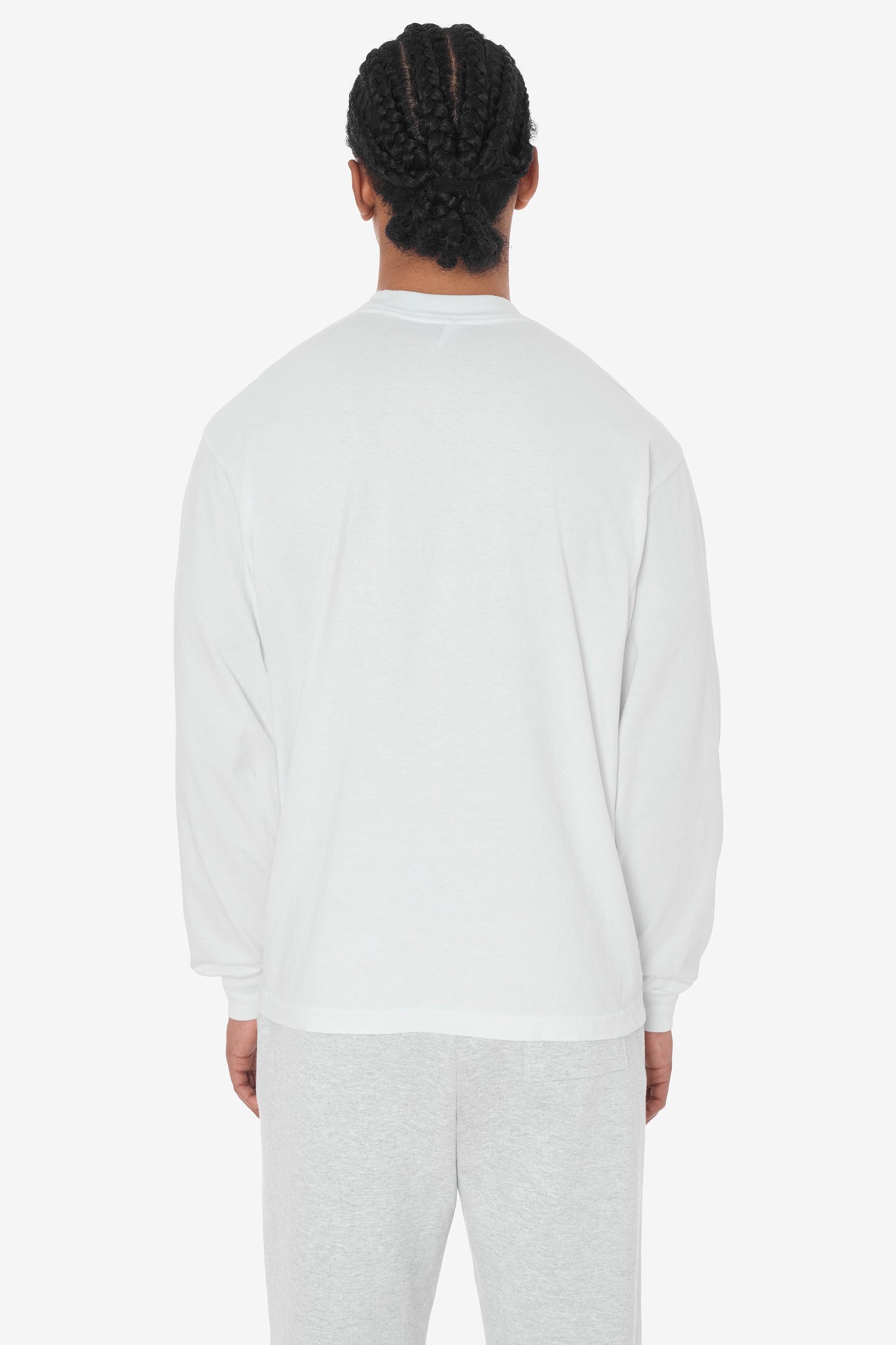 1807GD - 6.5oz Long Sleeve Garment Dye Crew Neck T-Shirt