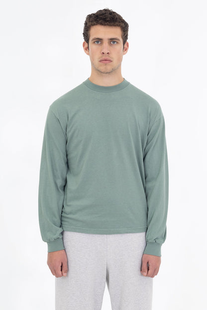 1807GD - 6.5oz Long Sleeve Garment Dye Crew Neck T-Shirt