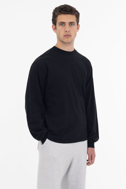 1807GD - 6.5oz Long Sleeve Garment Dye Crew Neck T-Shirt