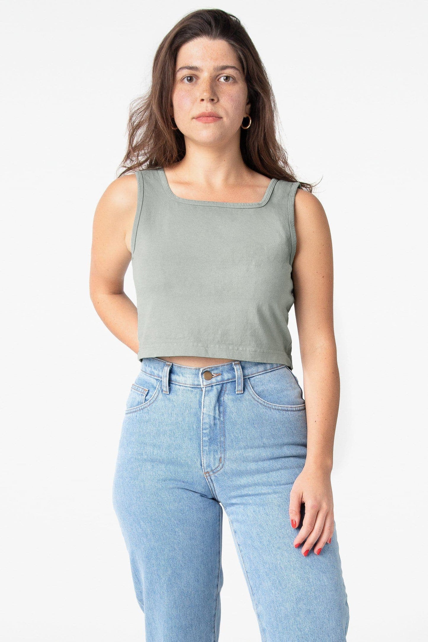 1822GD - Garment Dye Crop Tank