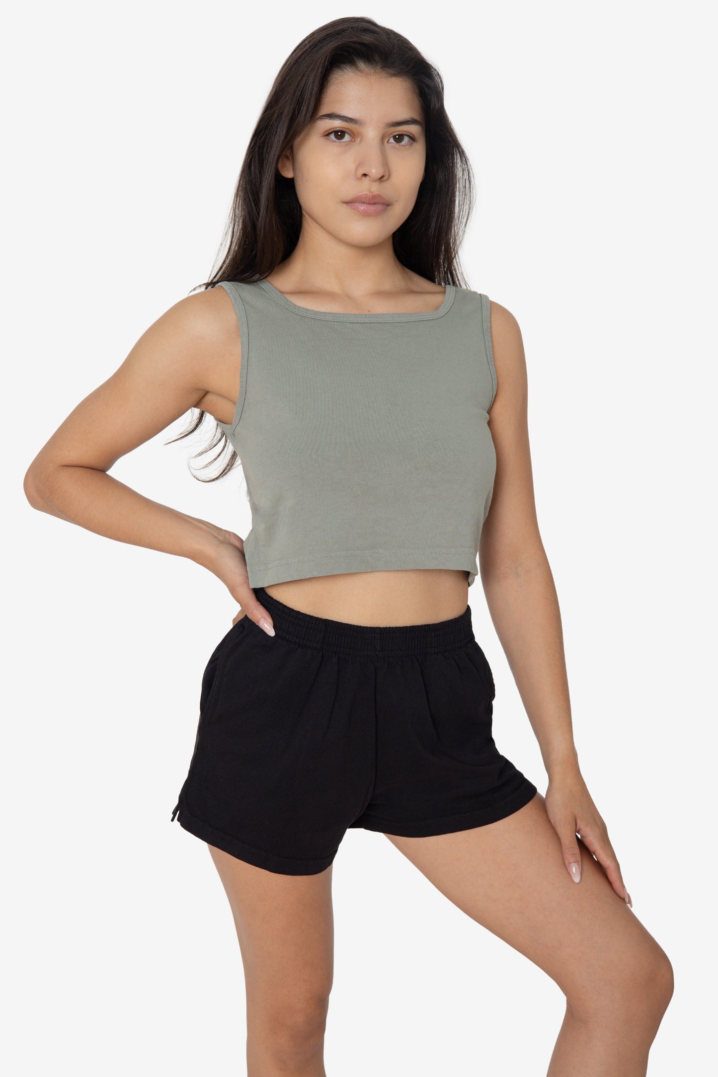 1822GD - Garment Dye Crop Tank