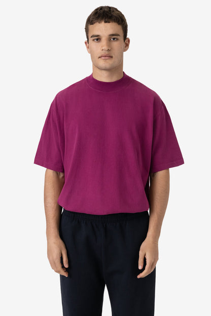 1825GD - Oversized Short Sleeve High Mockneck T-shirt