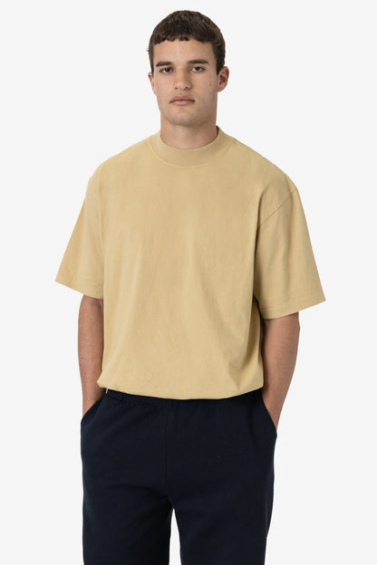 1825GD - Oversized Short Sleeve High Mockneck T-shirt
