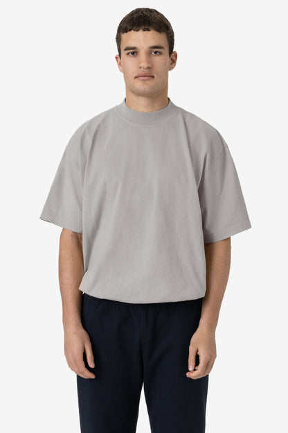 1825GD - Oversized Short Sleeve High Mockneck T-shirt