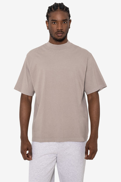 1825GD - Oversized Short Sleeve High Mockneck T-shirt