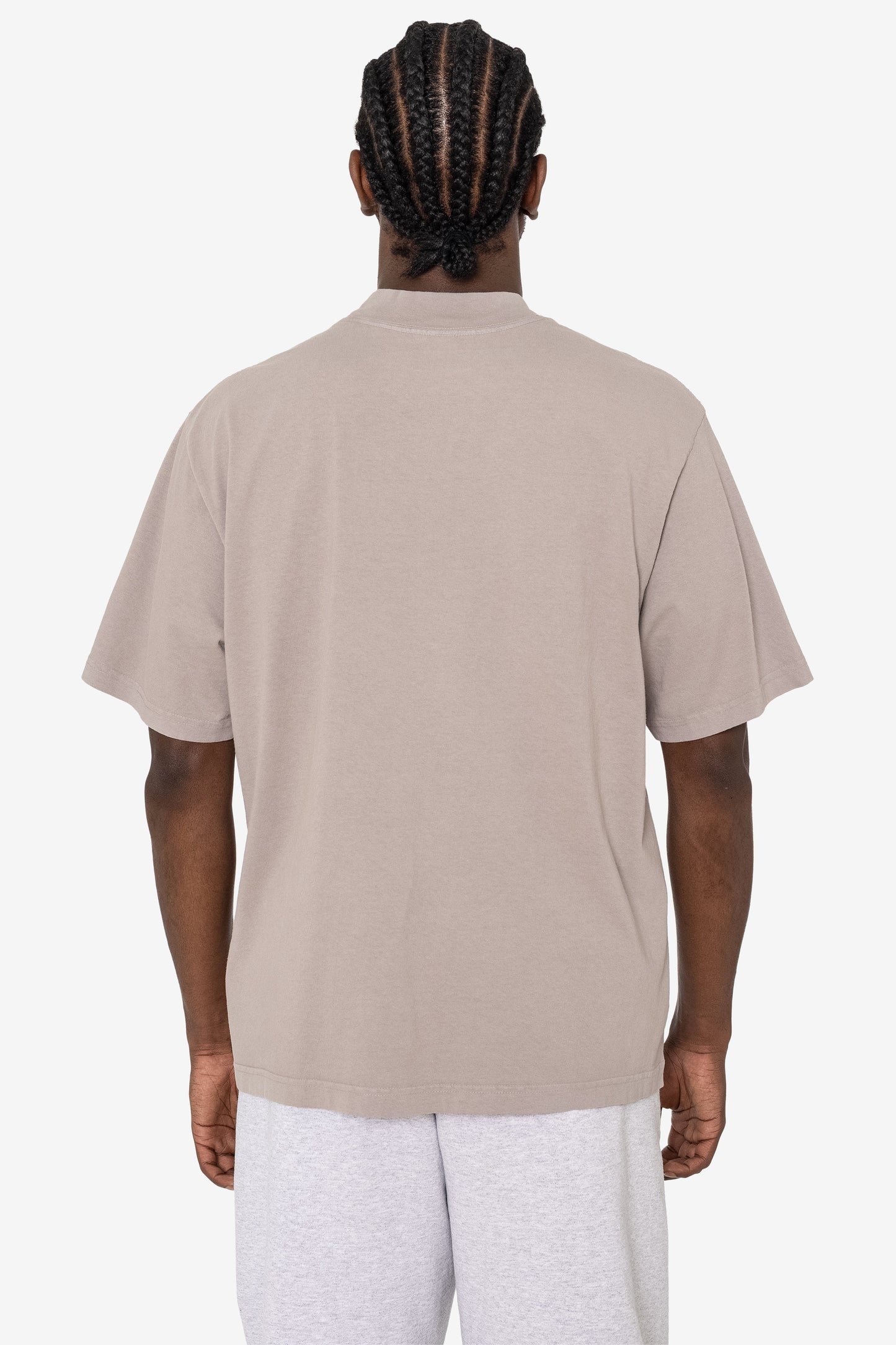 1825GD - Oversized Short Sleeve High Mockneck T-shirt
