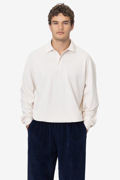 18417GD - 18/1 Long Sleeve Polo T-Shirt