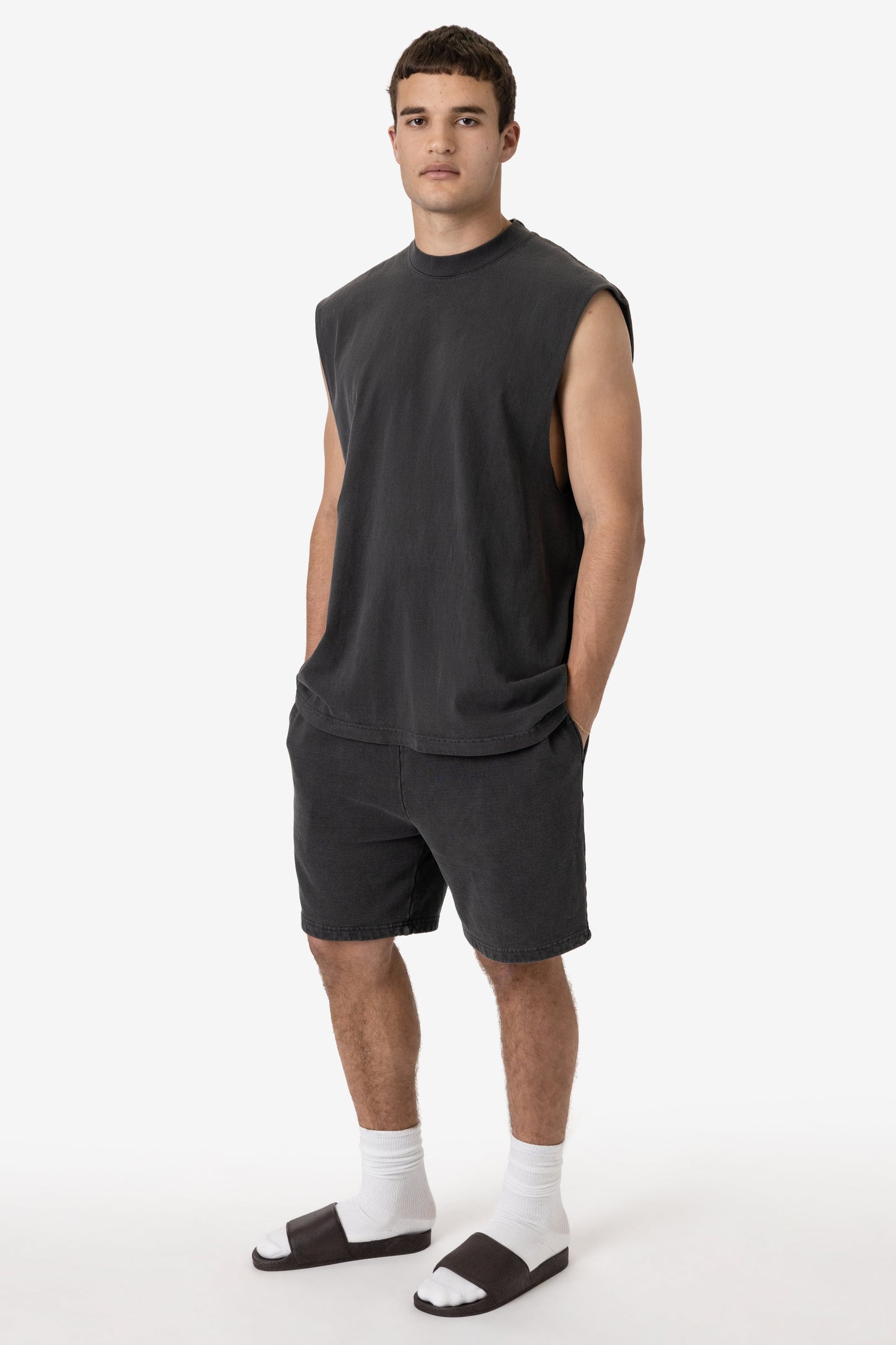 1865GD - 6.5oz Garment Dye Sleeveless Tee