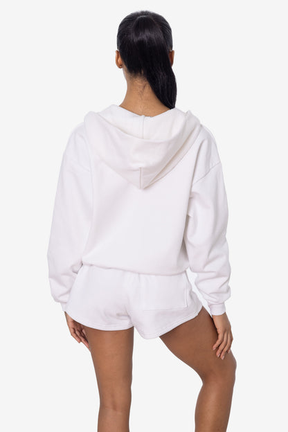 HF16 - Heavy Fleece Cropped Zip-Up Hoodie (Piece Dye)