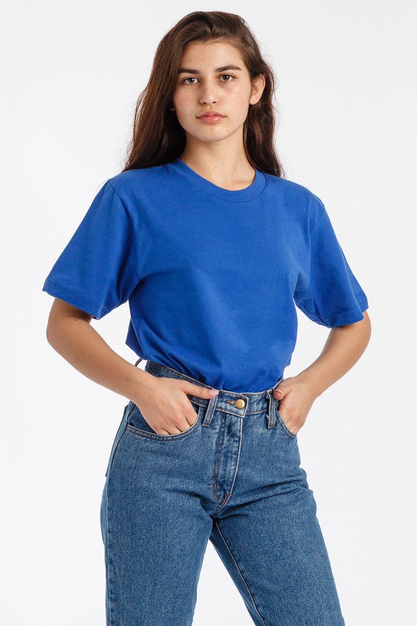 20001 - Fine Jersey Crew Neck T-Shirt