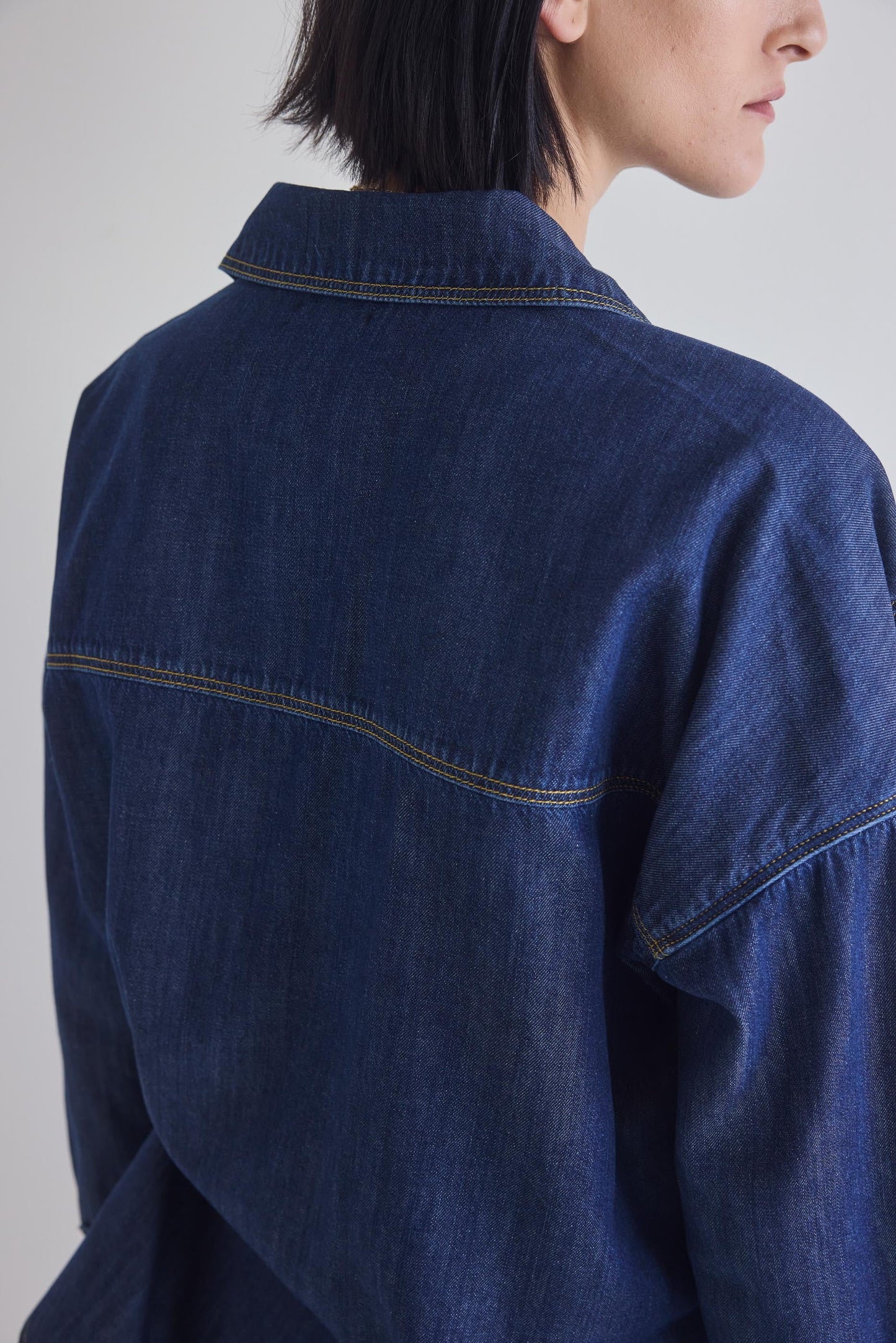 Refine Oversized Denim Tunic