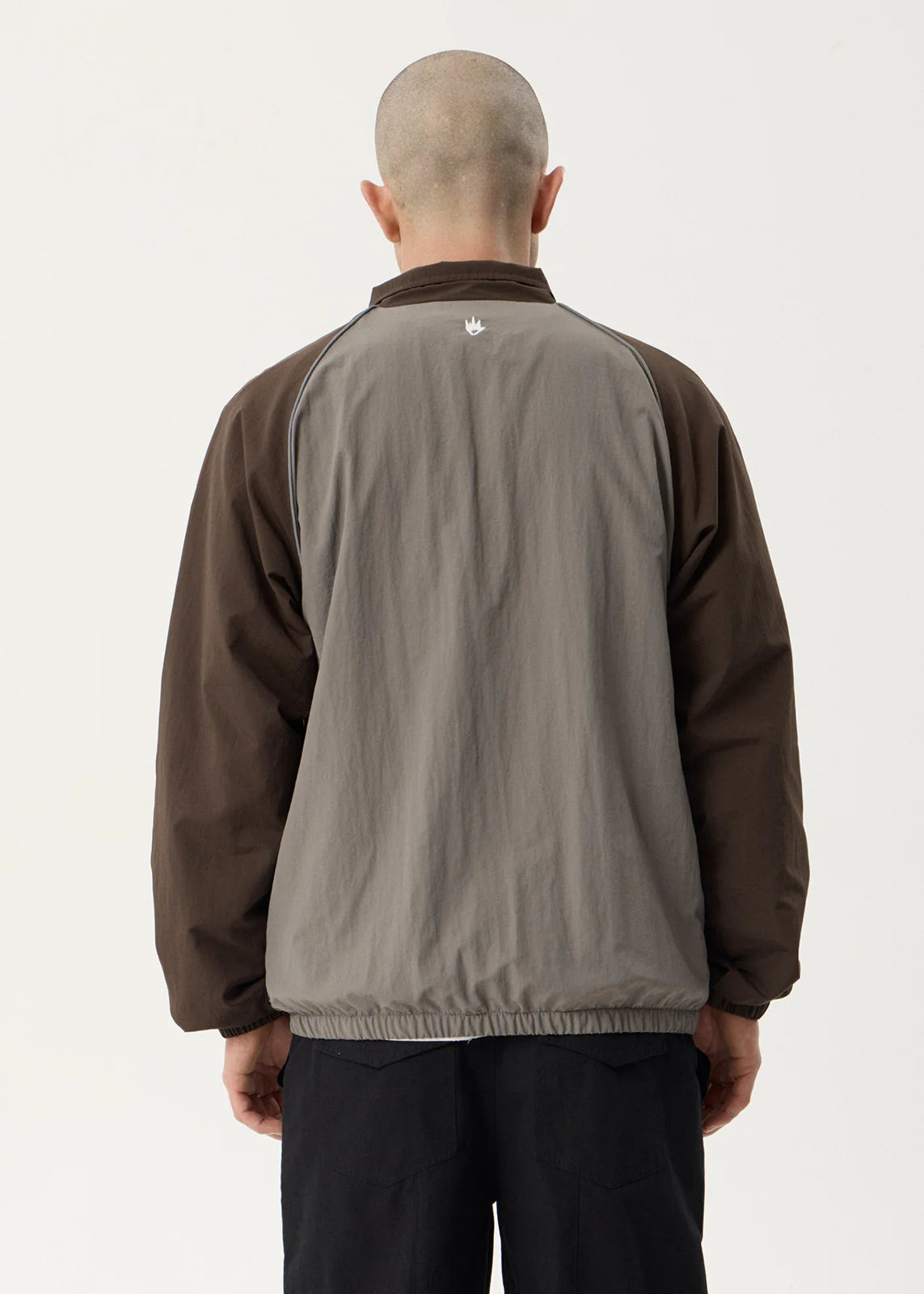 AFENDS Mens Spicy - Sports Spray Jacket - Olive