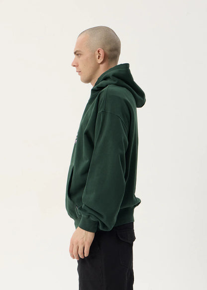 AFENDS Mens Devotion - Boxy Hood - Washed Pine