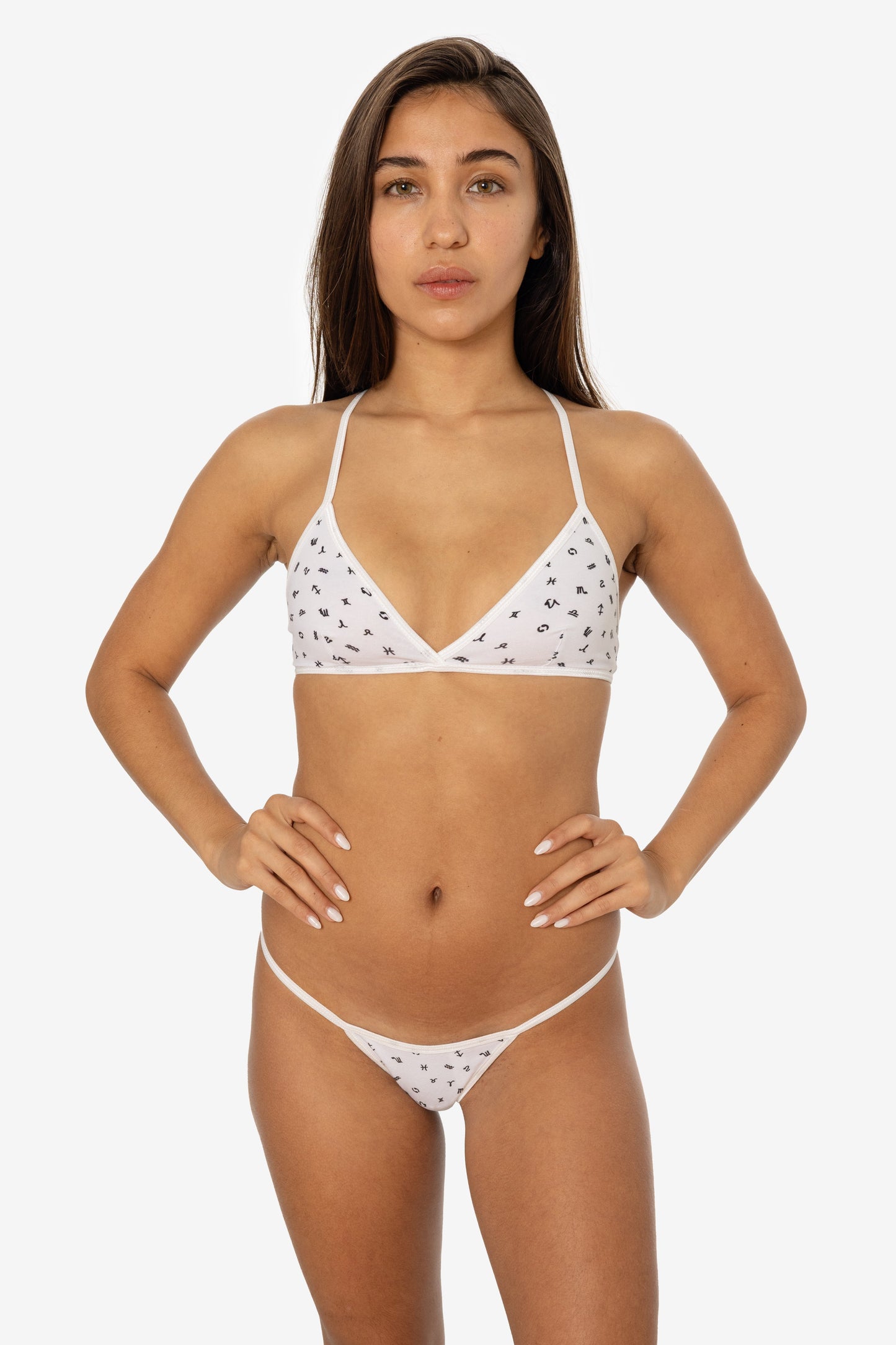 8392P - Printed Crossback Bra