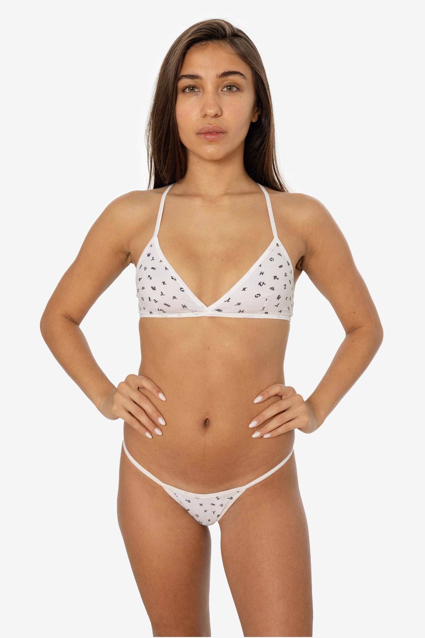 8323P - Printed Curve Back G String