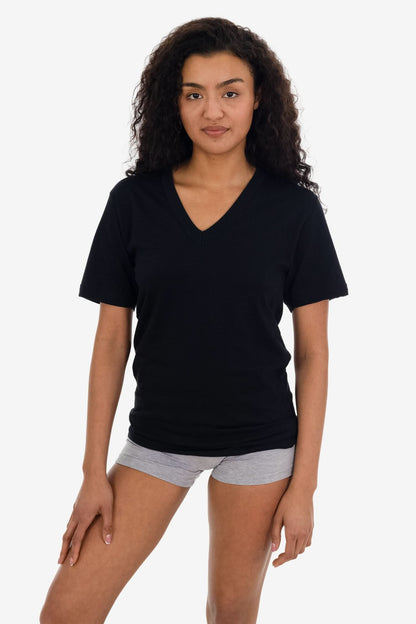 24056 - Fine Jersey V-Neck T-Shirt